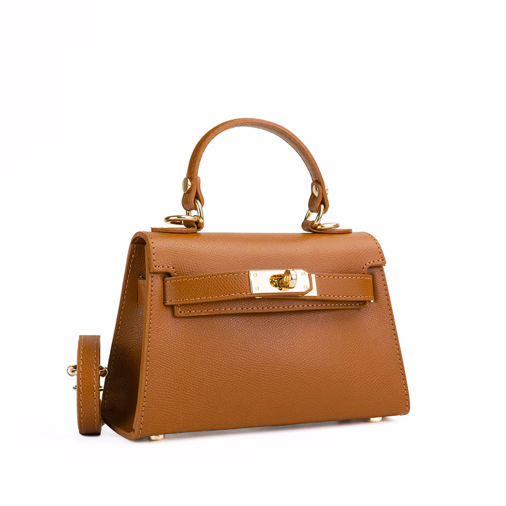 Geantă Heily Coniac Piele Naturală – Stil Casual-Elegant