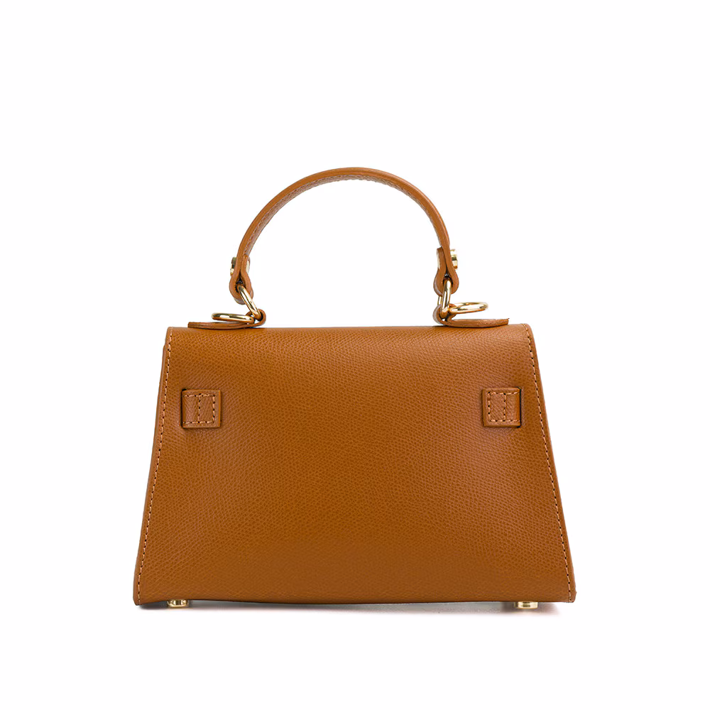 Geantă Heily Coniac Piele Naturală – Stil Casual-Elegant