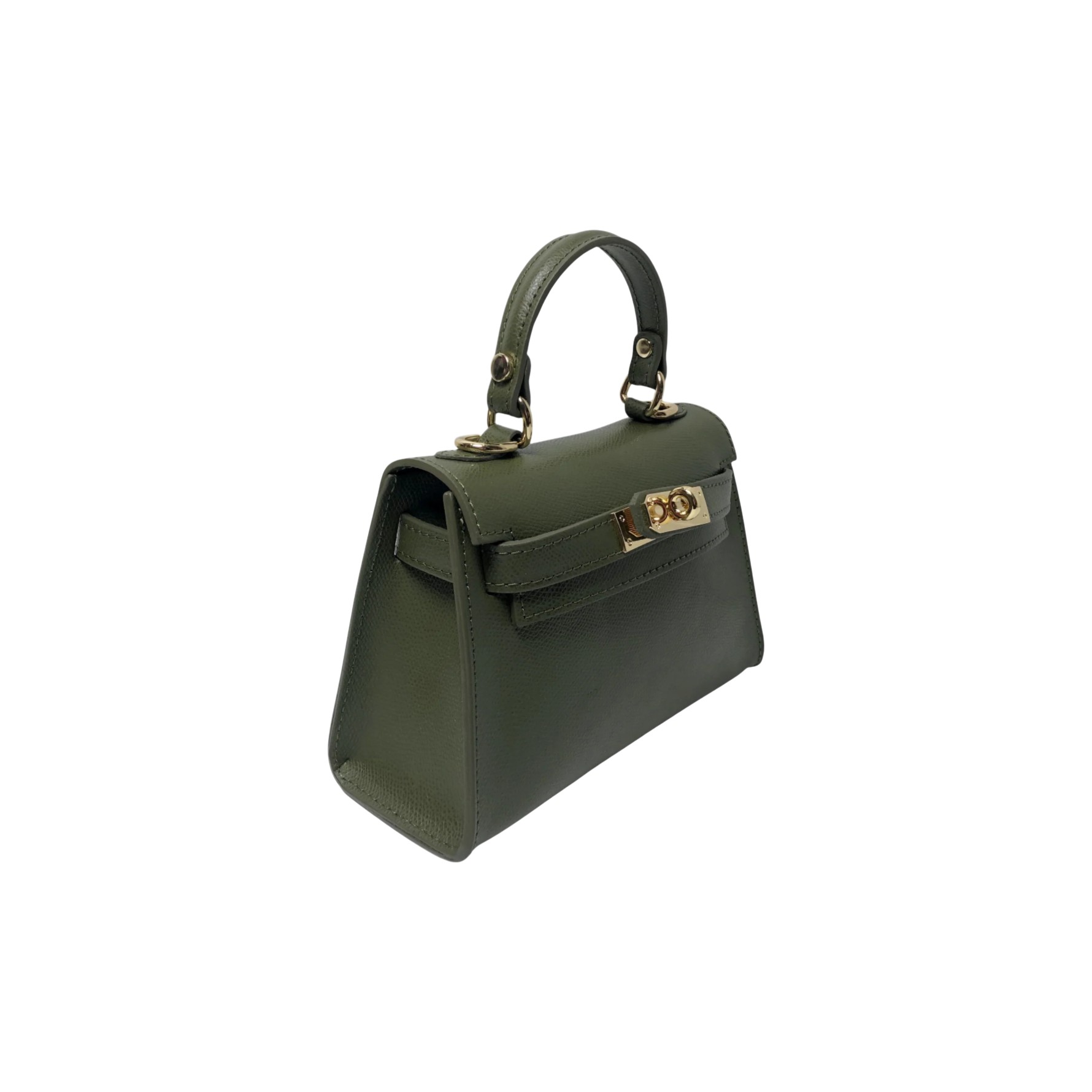 Geantă Heily Olive Piele Naturală