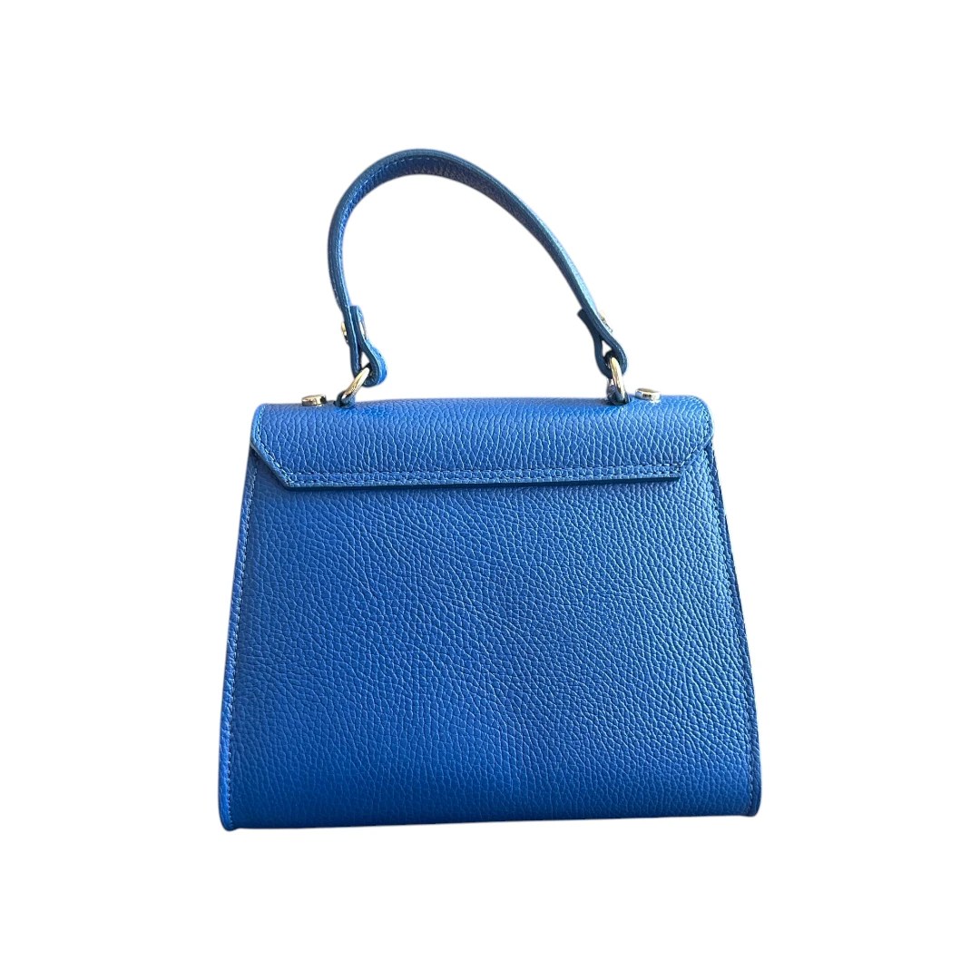 Geanta Heily Grande, blue - piele naturală