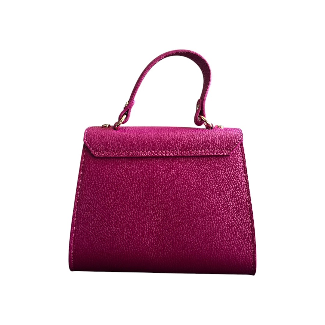 Geanta Heily Grande, fuchsia - piele naturală