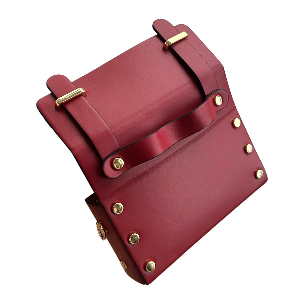 Geantă Claudia – Piele Naturală, bordo