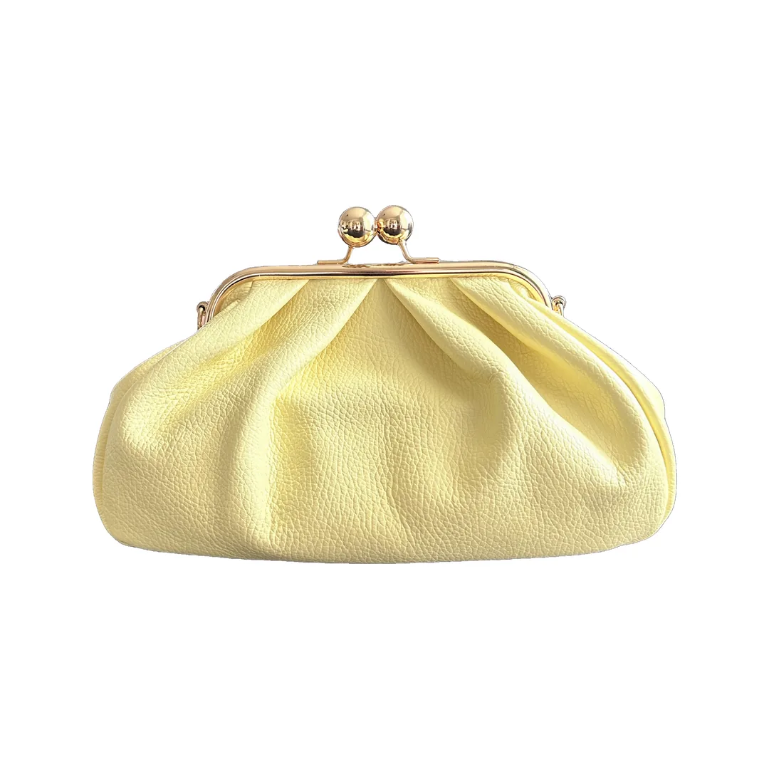 Geantă Simona Mini din Piele Naturală, Limone